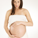 Femme enceinte de face | Forward facing pregnant woman